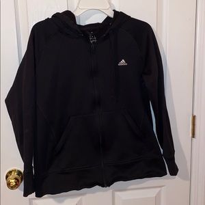 Large Adidas Climawarm zip-up hoodie